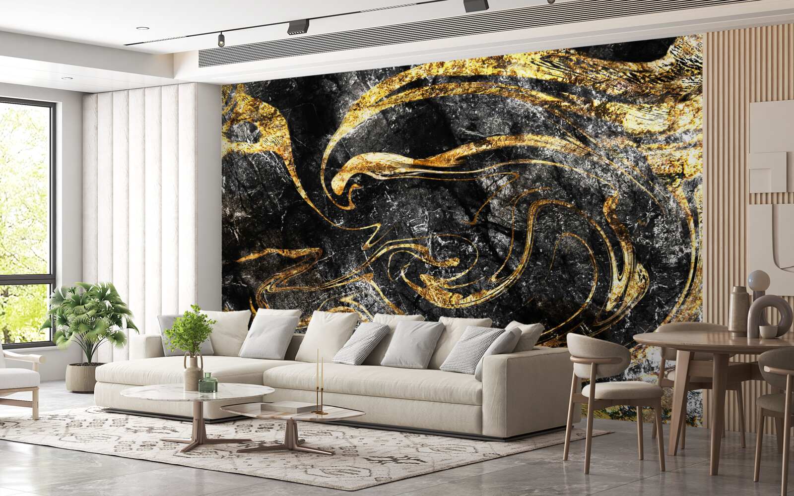 Fototapeta textúra čierneho zlata s vynikajúcou kvalitou