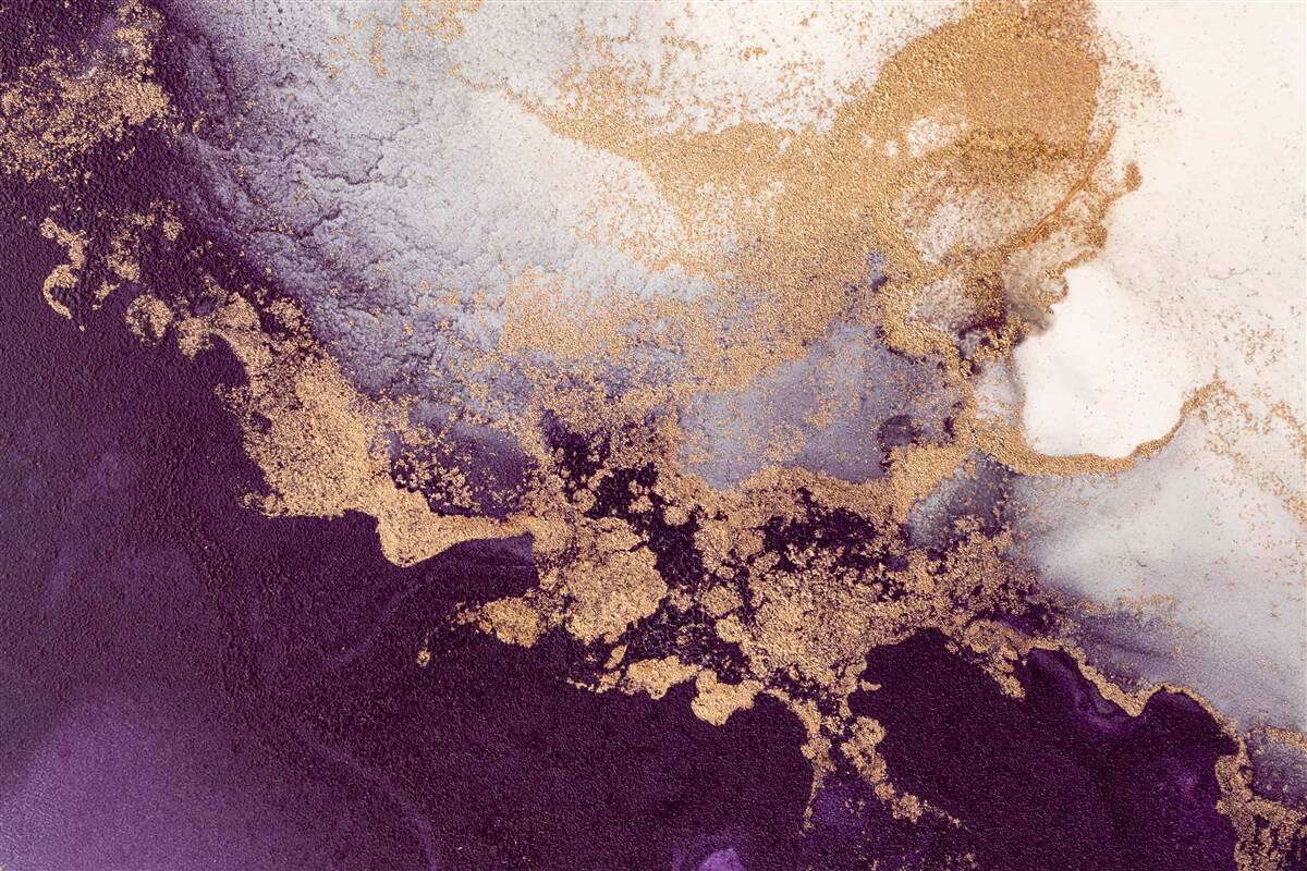 Fototapeta zlatý a fialový obrázok