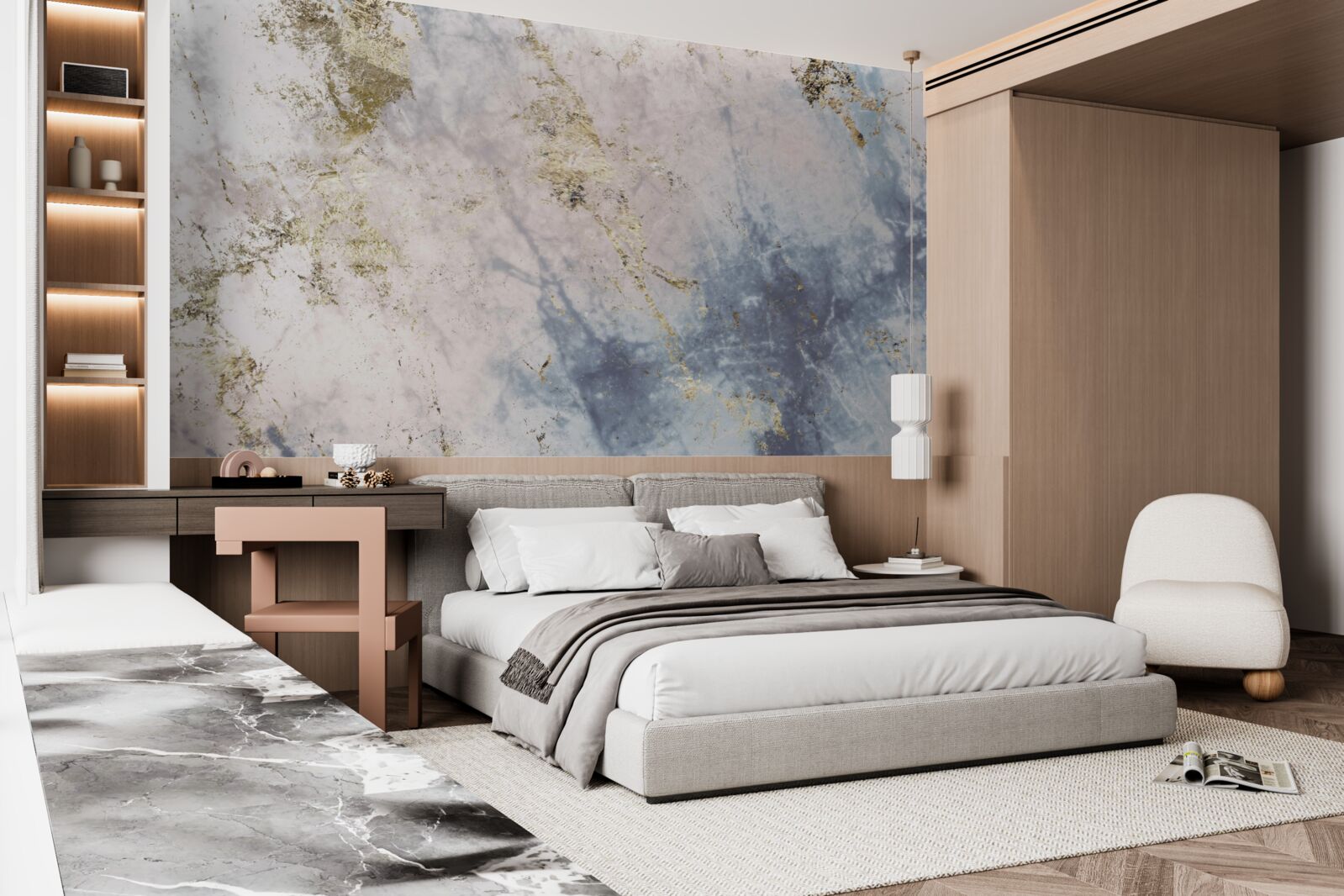 Fototapeta flexibilný mramorový kameň