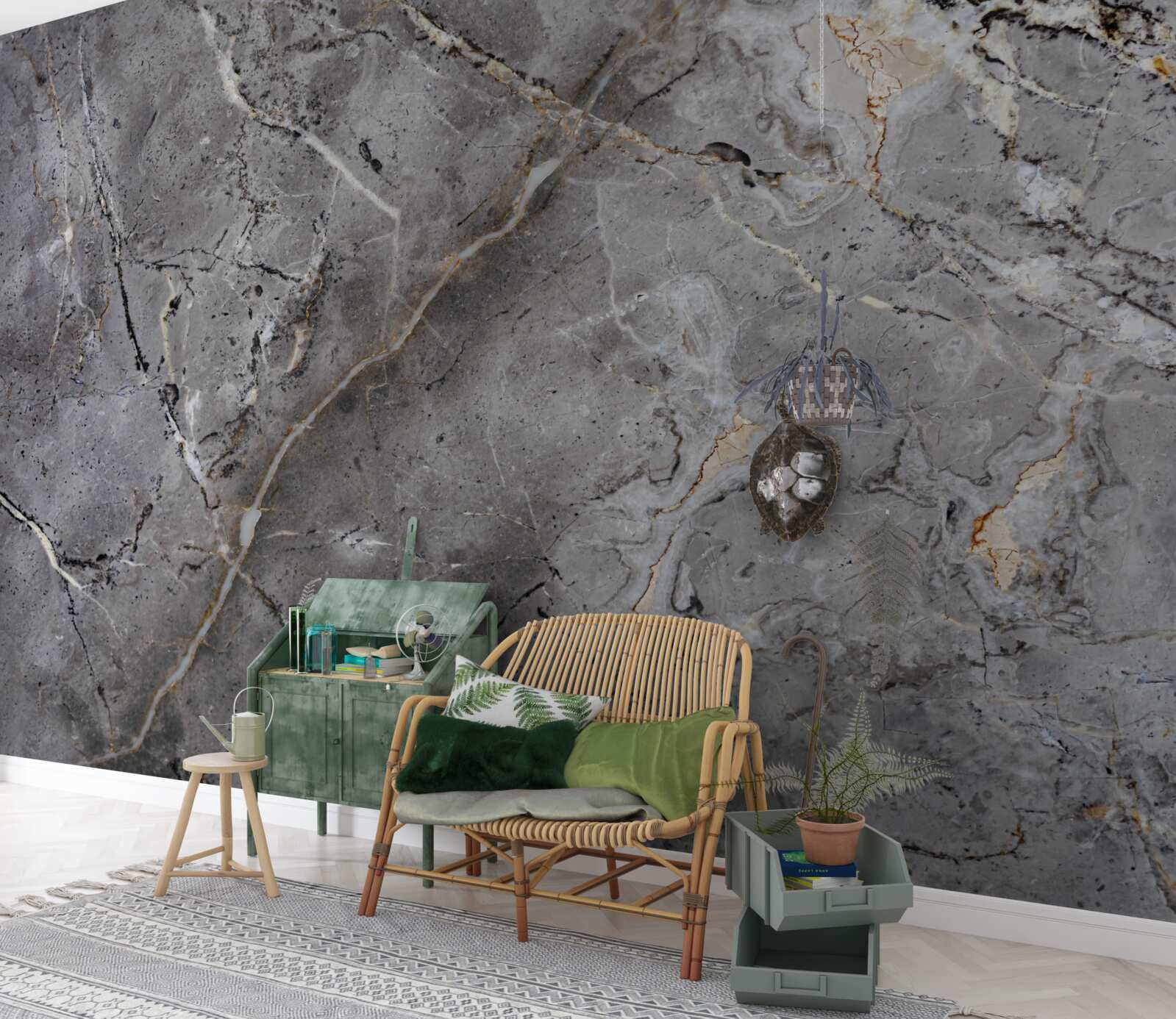 Fototapeta sivá mramorová hrubá textúra