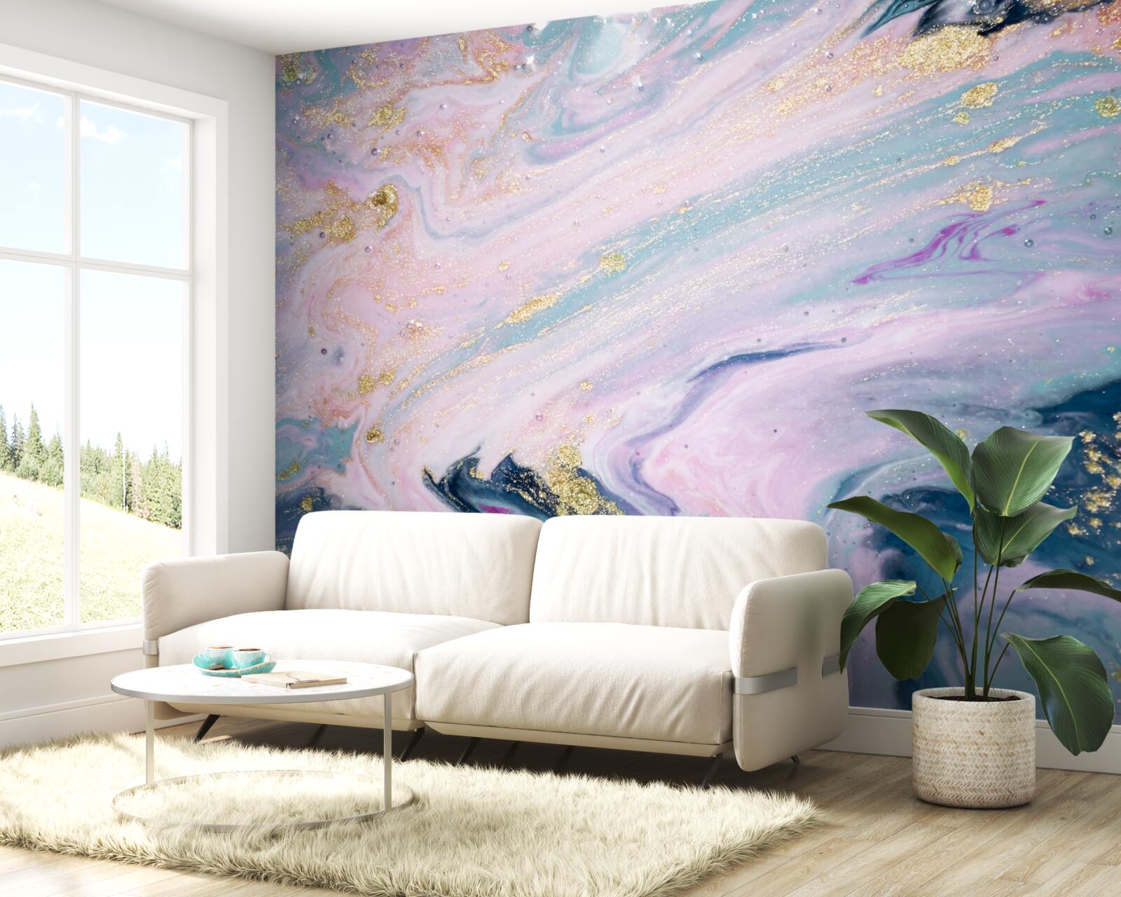 Fototapeta rôzne farby nádherného mramoru