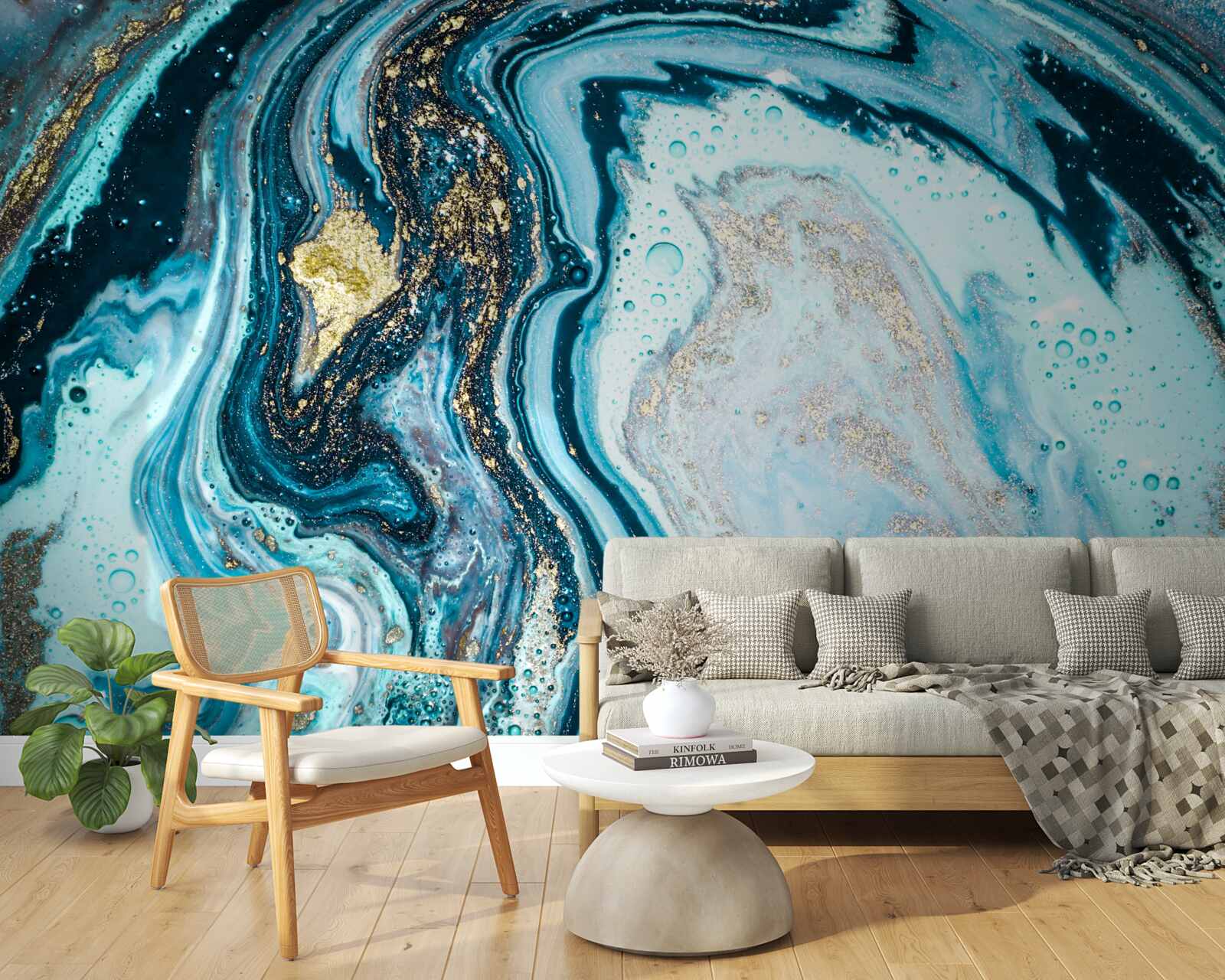 Fototapeta imitácia tyrkysového kameňa