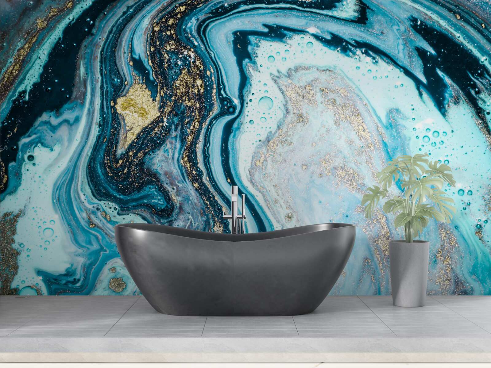 Fototapeta imitácia tyrkysového kameňa