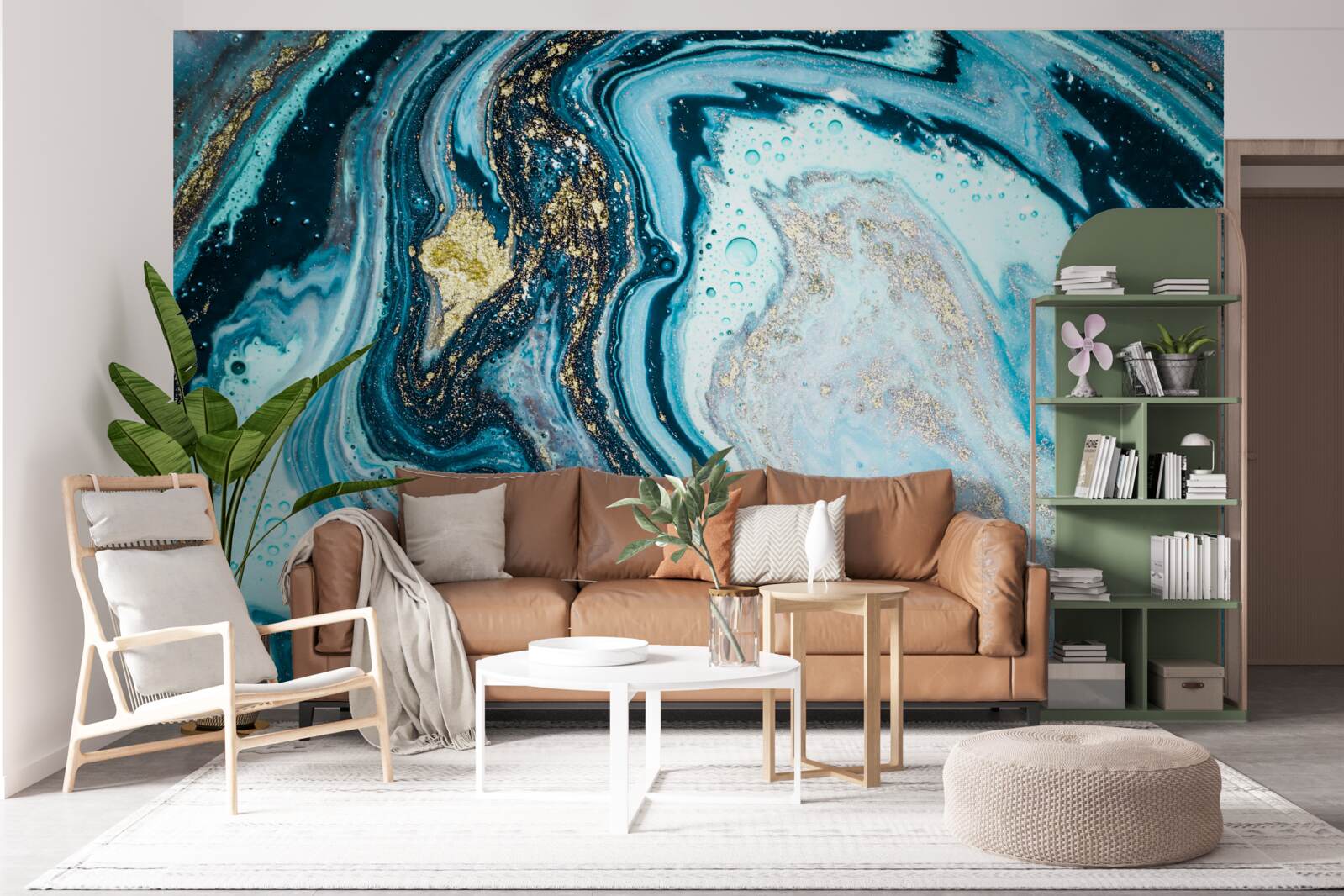 Fototapeta imitácia tyrkysového kameňa