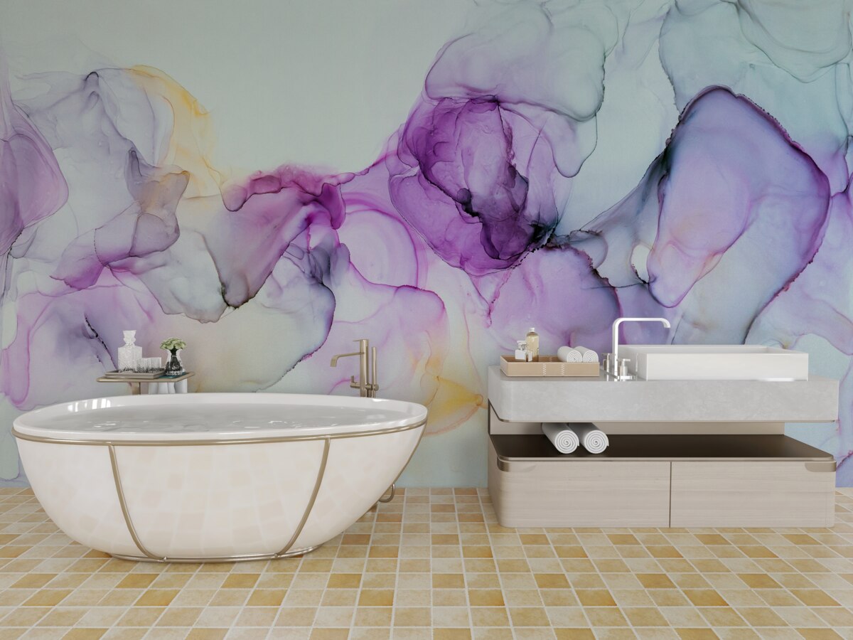 Fototapeta škvrny akvarelových farieb