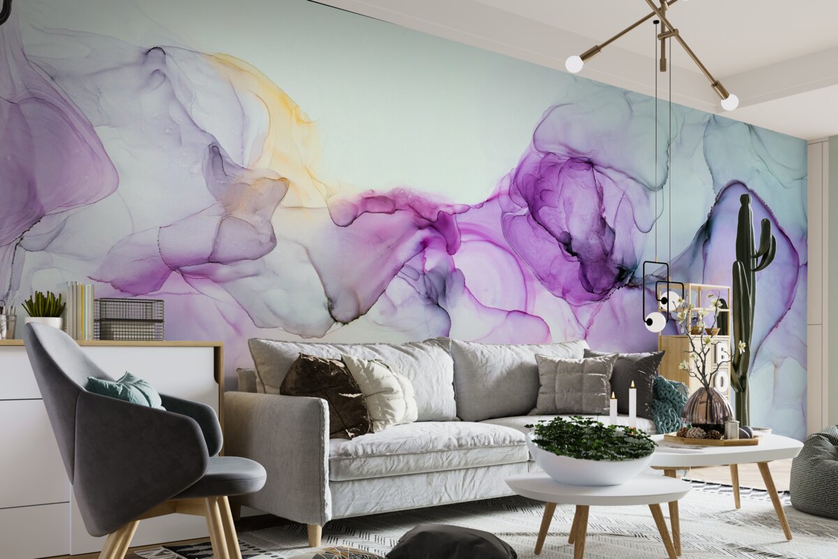 Fototapeta škvrny akvarelových farieb