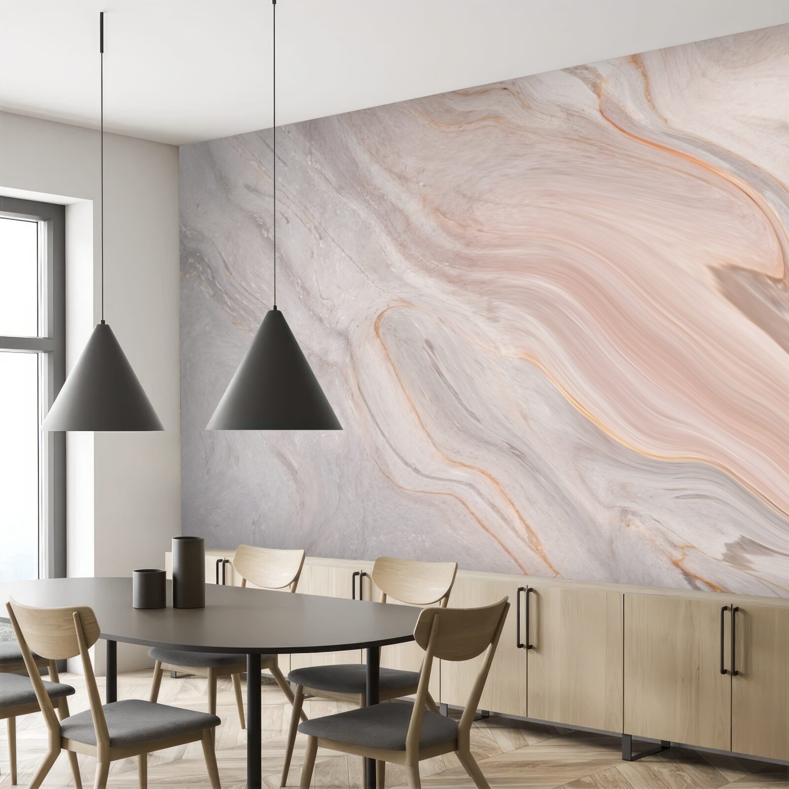 Fototapeta jemný mramor v púdrových odtieňoch