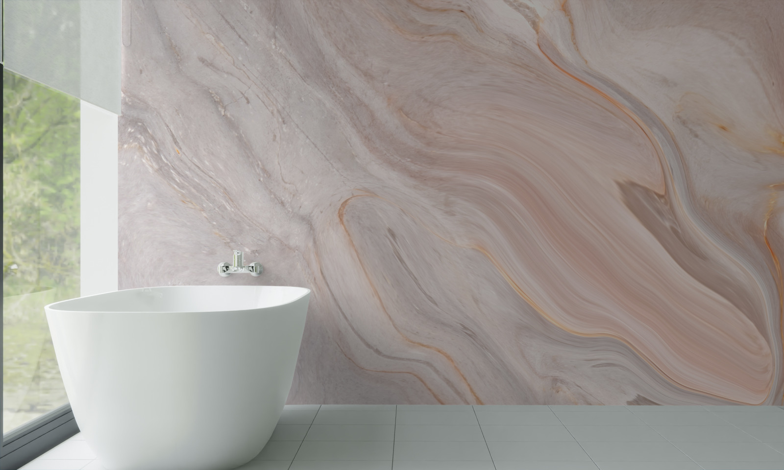 Fototapeta jemný mramor v púdrových odtieňoch