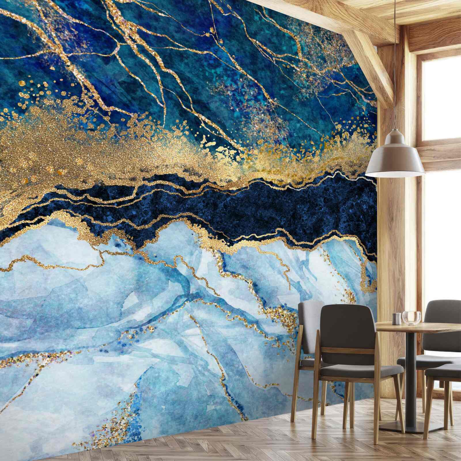 Fototapeta modré mramorové pozadie