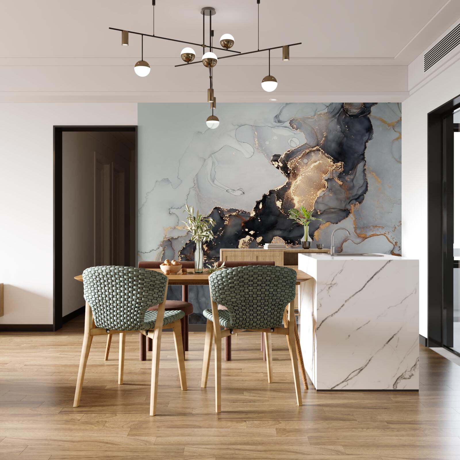 Fototapeta elegantné sivočierne pozadie s luxusným vzhľadom