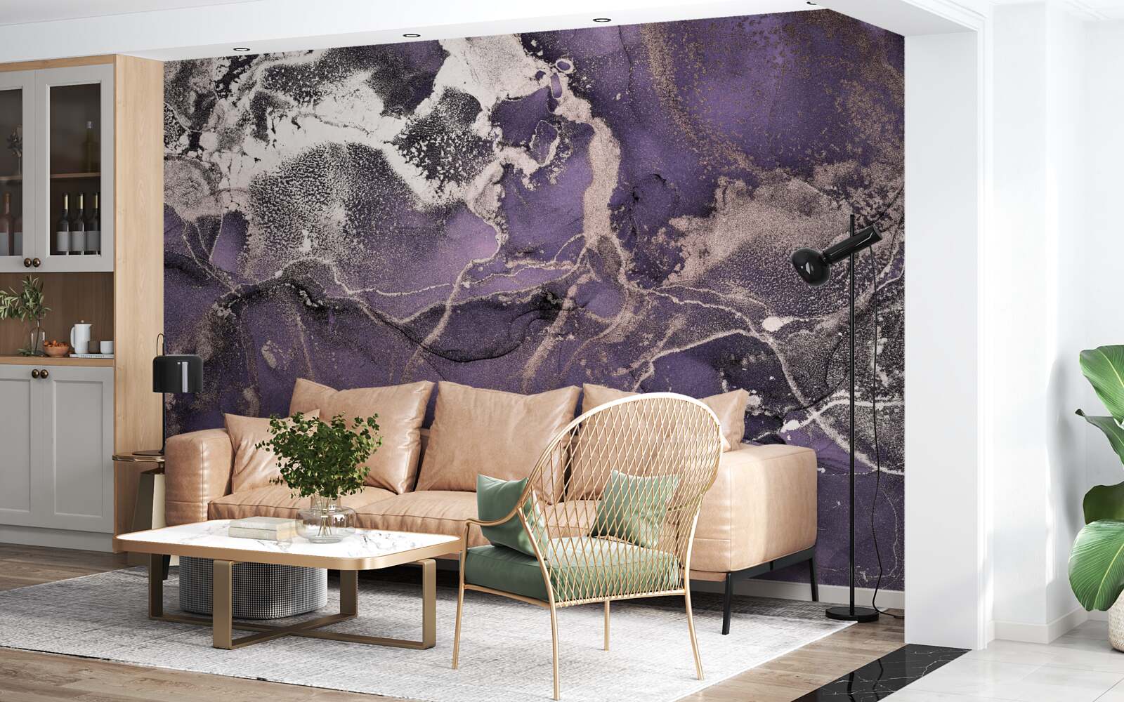 Fototapeta nádherné pozadie v odtieňoch fialovej