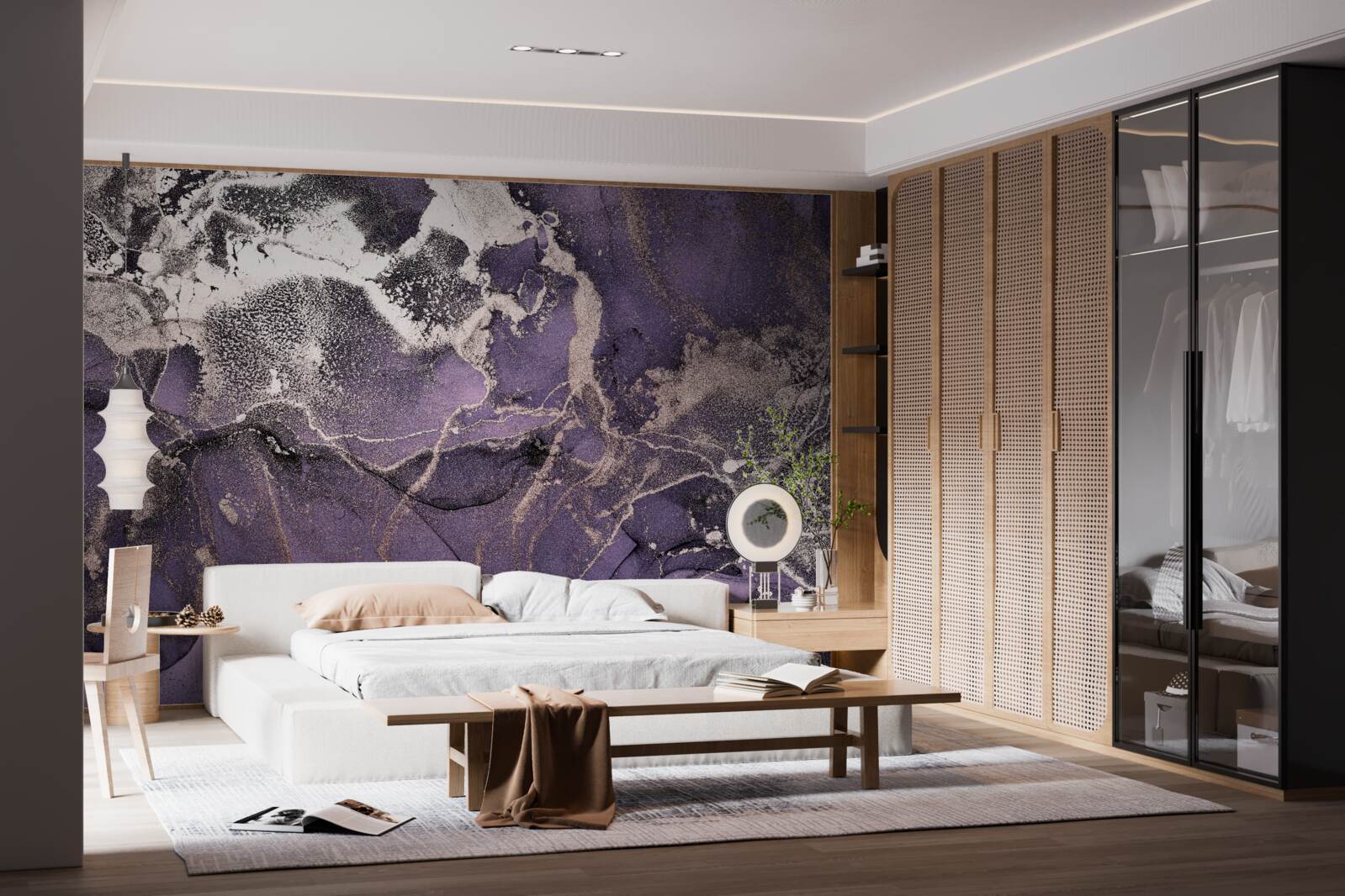 Fototapeta nádherné pozadie v odtieňoch fialovej