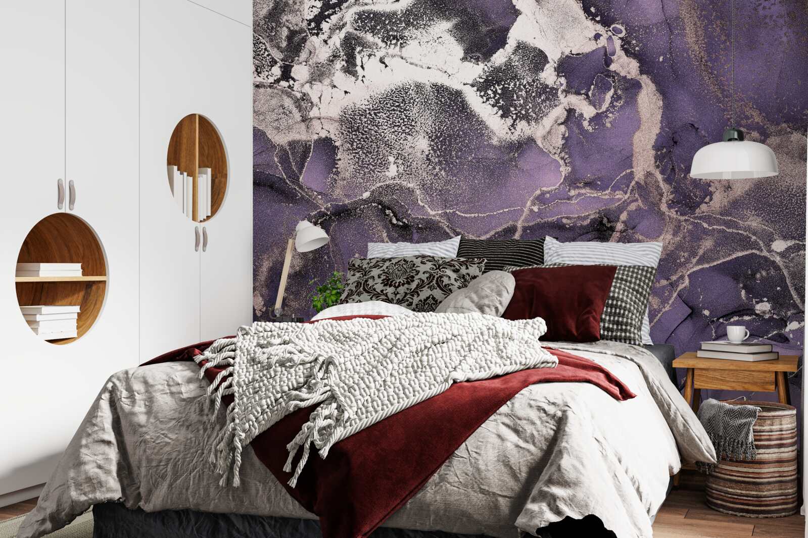 Fototapeta nádherné pozadie v odtieňoch fialovej