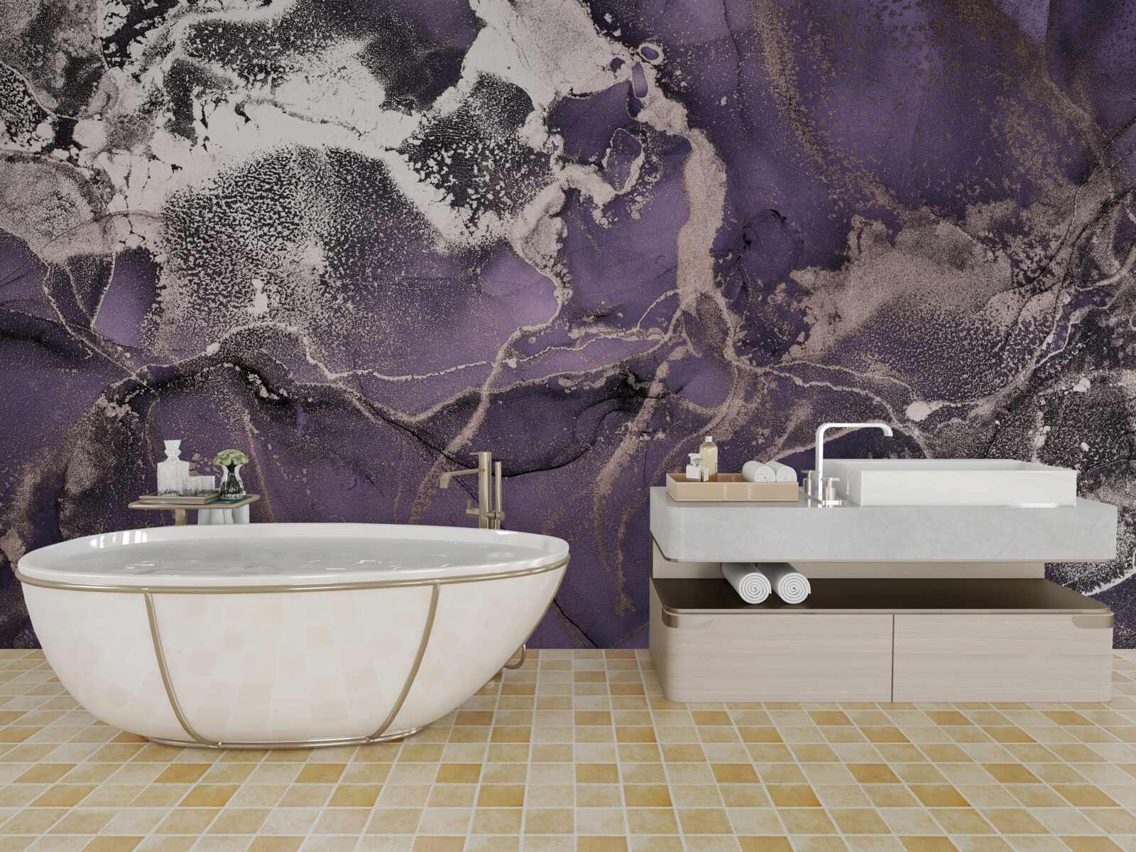 Fototapeta nádherné pozadie v odtieňoch fialovej