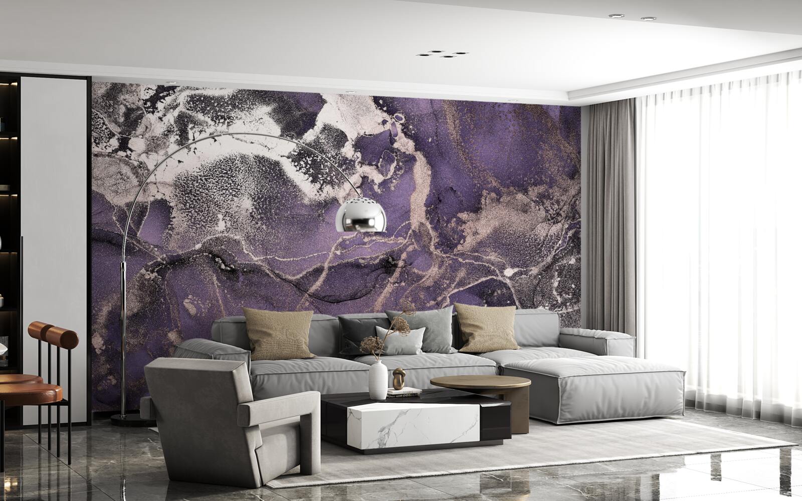 Fototapeta nádherné pozadie v odtieňoch fialovej