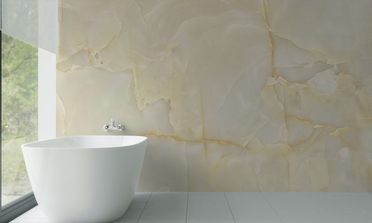 Fototapeta béžové ónyxové porcelánové dlaždice