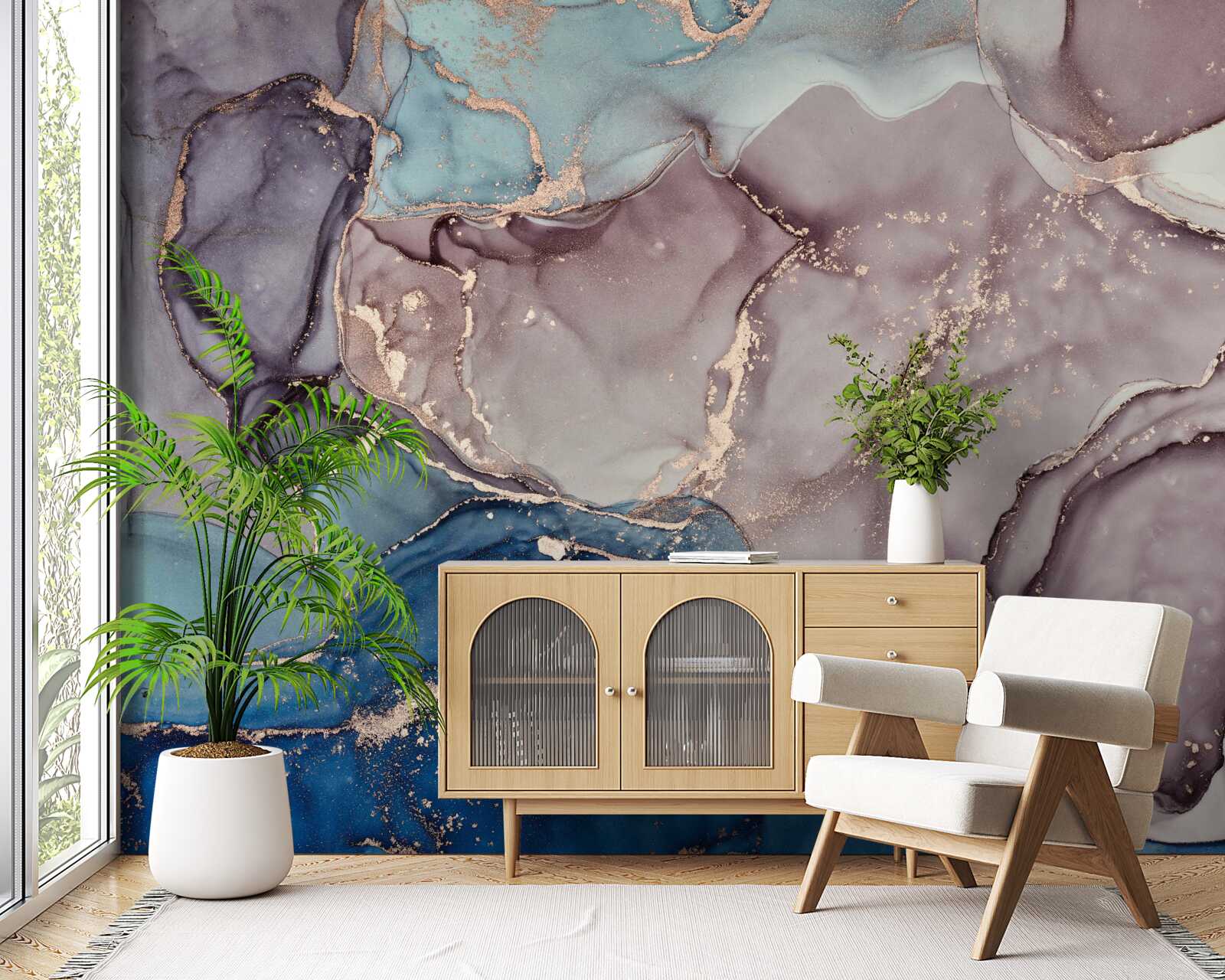 Fototapeta akvarelové mramorové pozadie