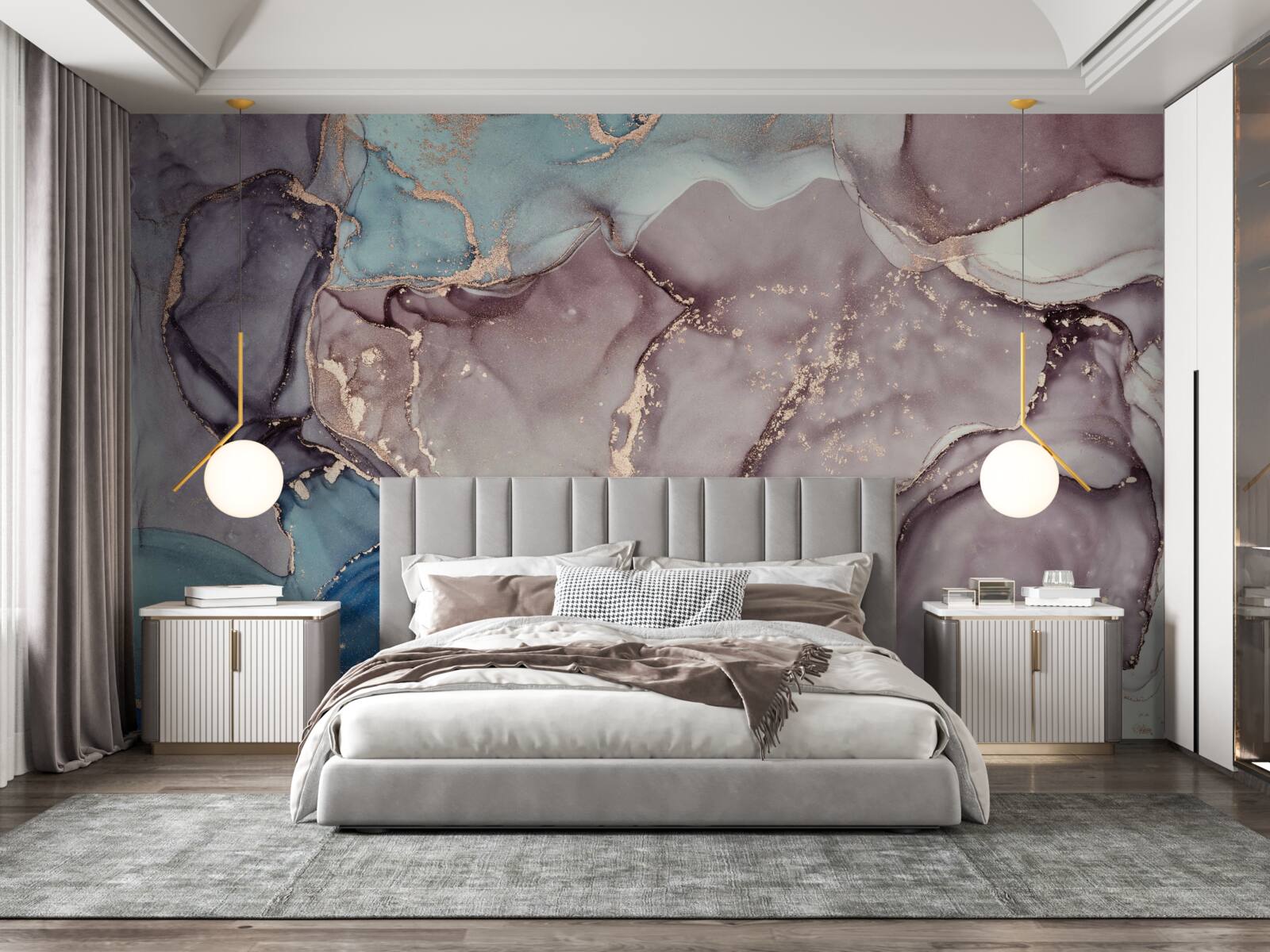 Fototapeta akvarelové mramorové pozadie