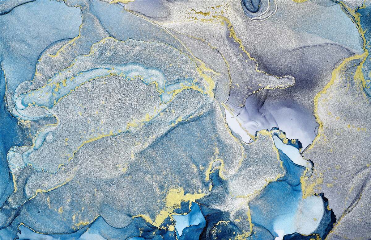 Fototapeta modrý oceán v abstrakcii