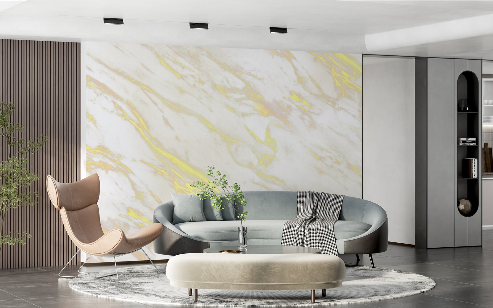 Fototapeta biely mramor so zlatým odtieňom