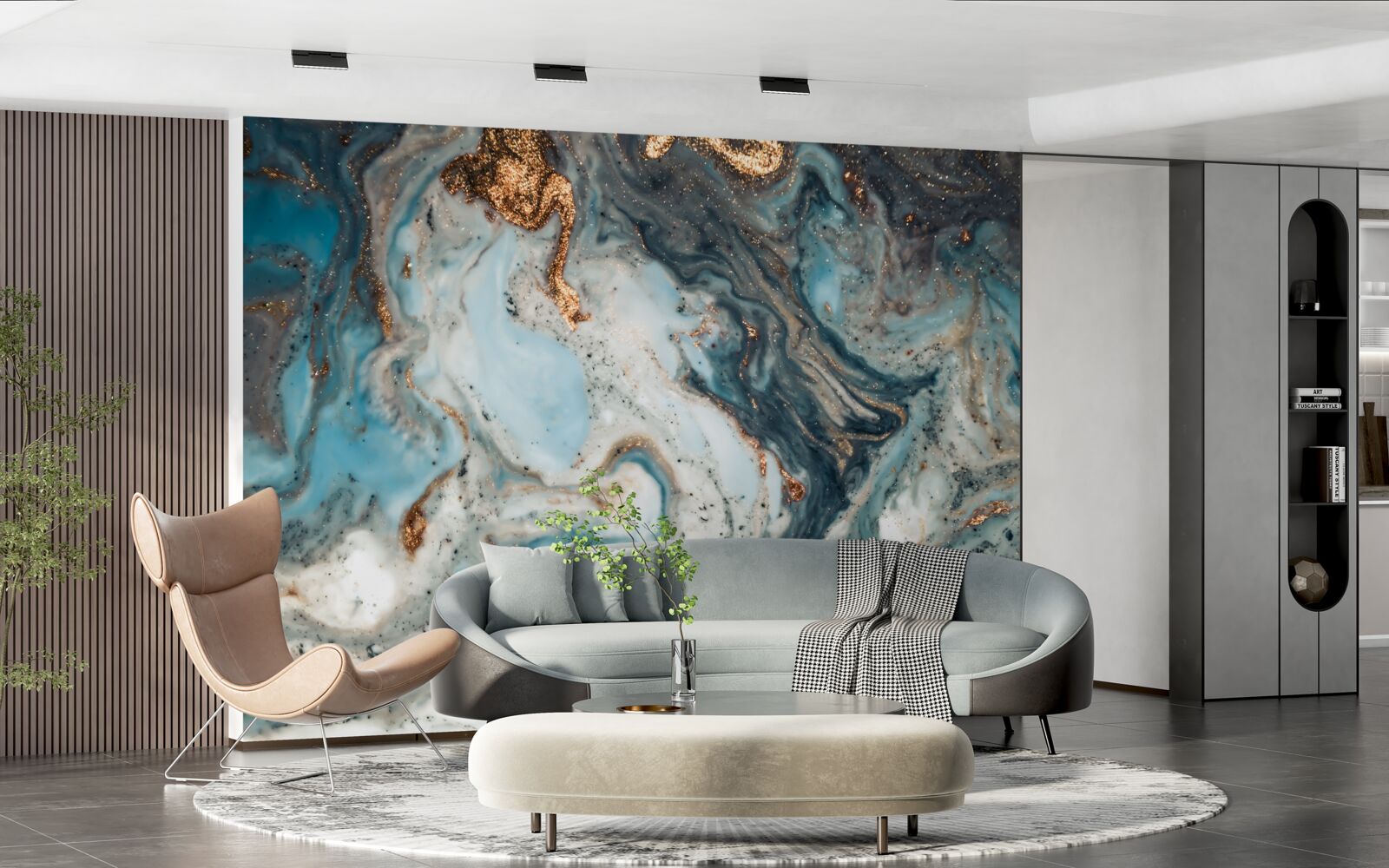 Fototapeta zlatá abstrakcia s krásnymi prvkami