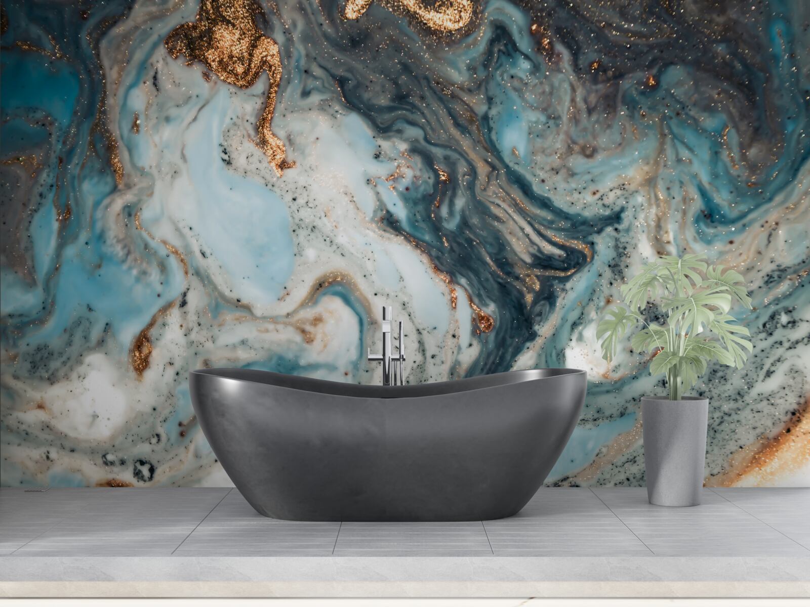 Fototapeta zlatá abstrakcia s krásnymi prvkami