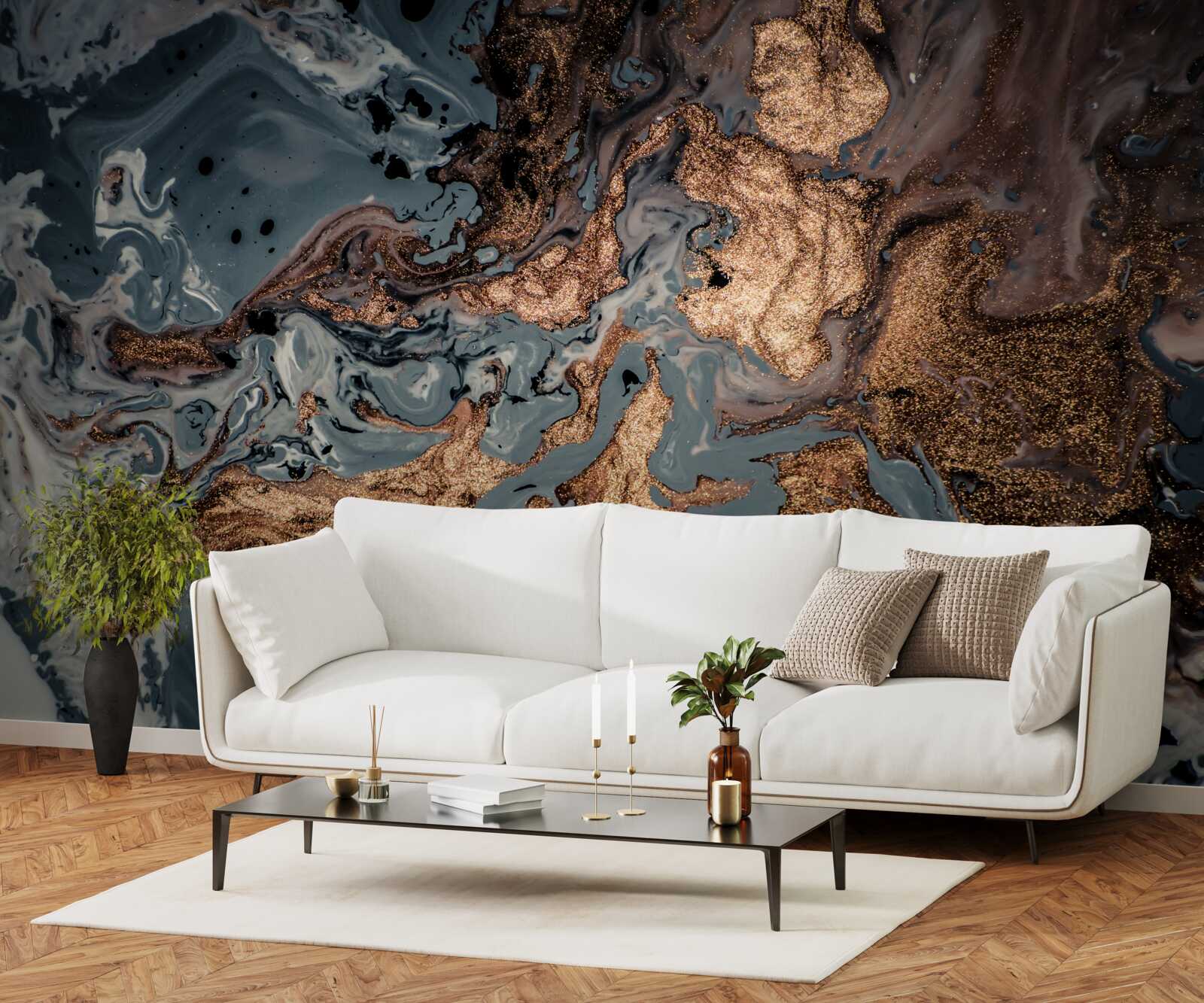 Fototapeta kondenzovaný zlatý elixír