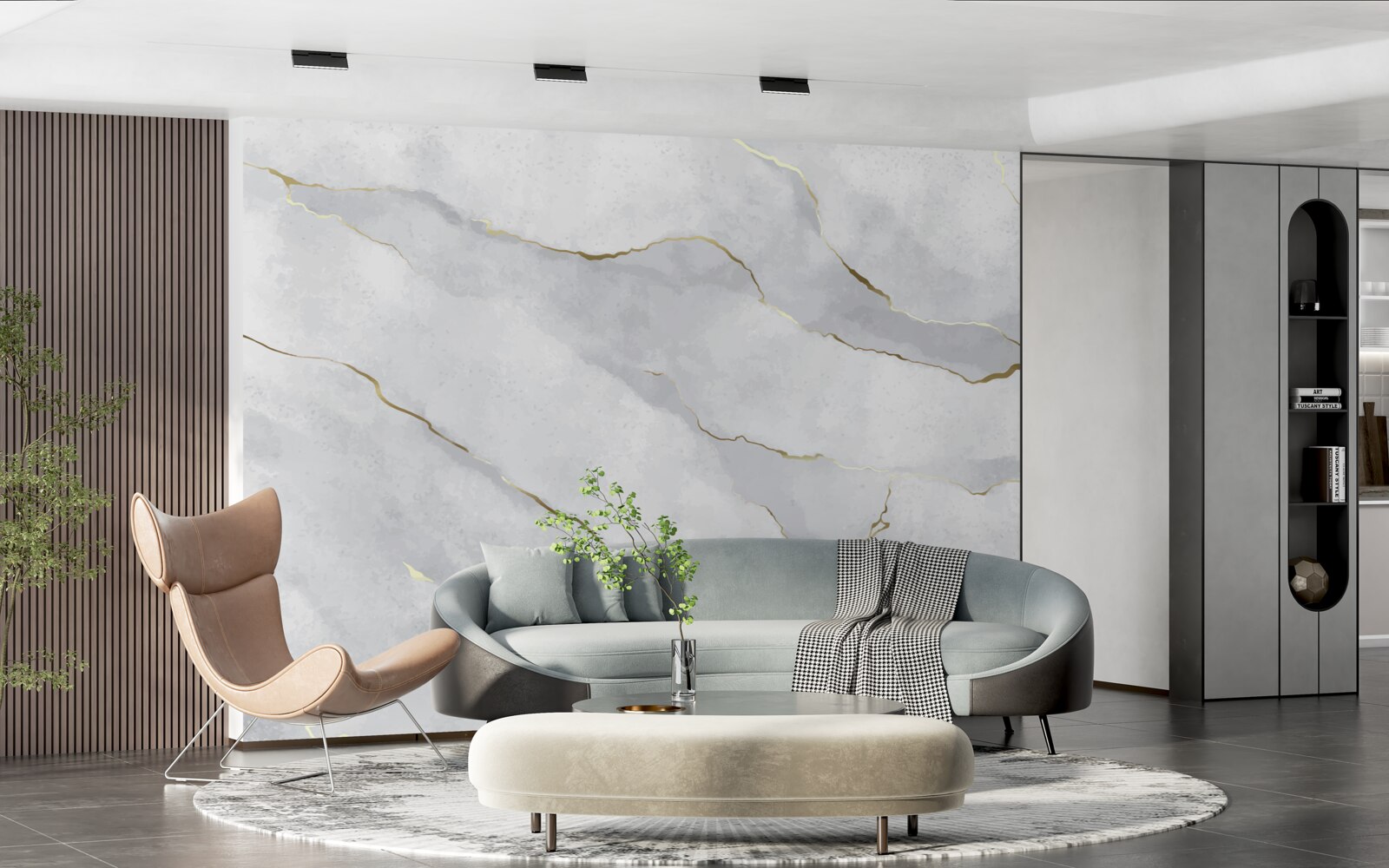 Fototapeta zlatý mramor so svetlými odtieňmi