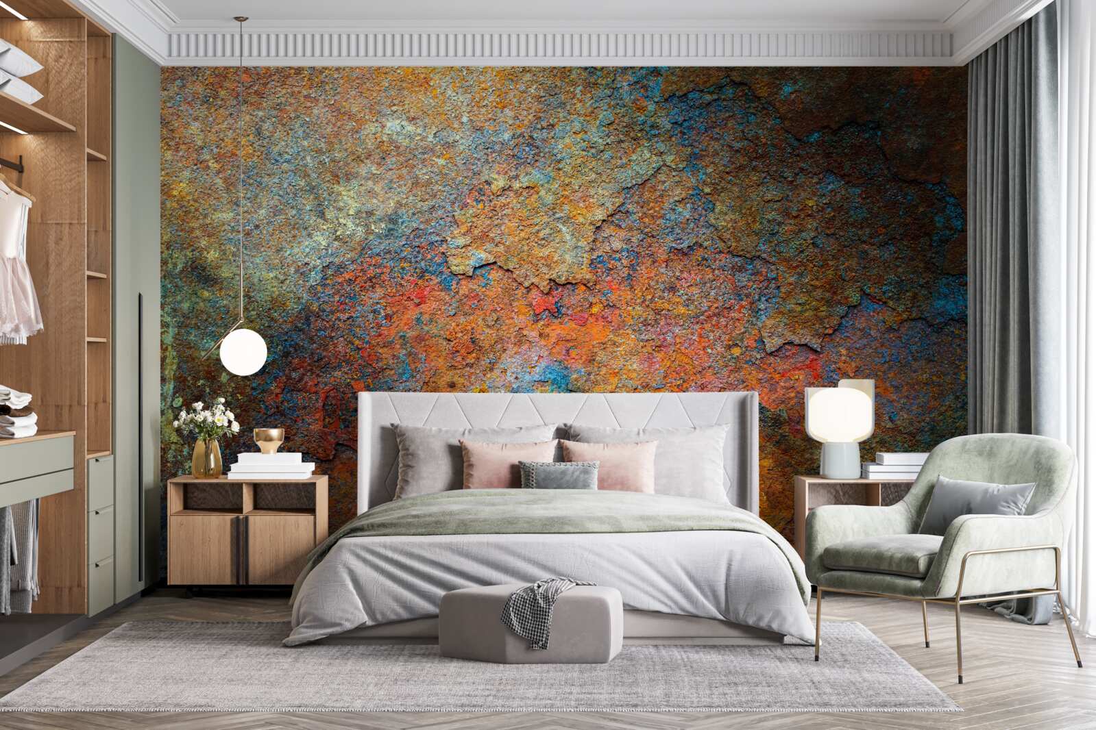 Fototapeta farba a štruktúra hrdze