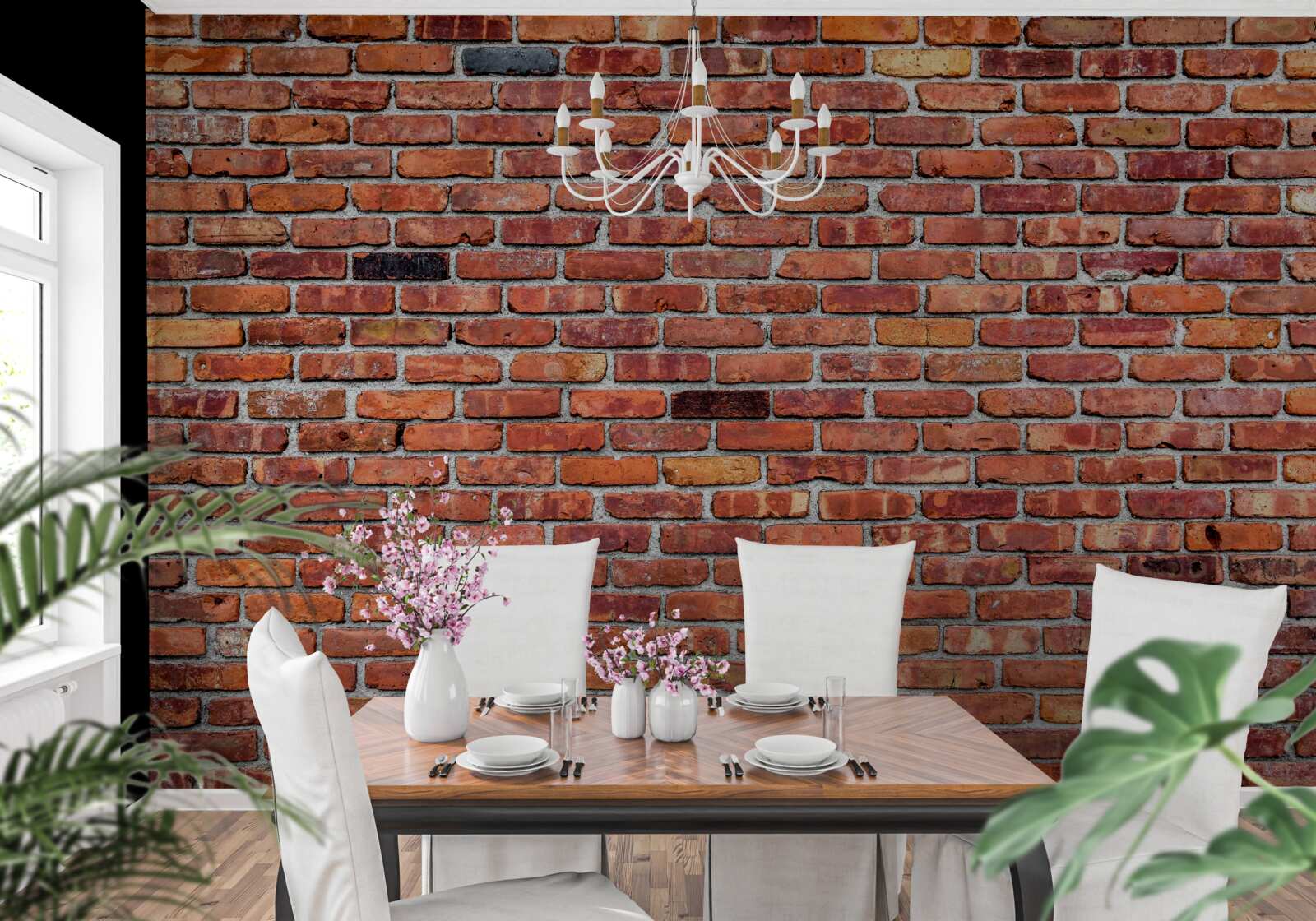 Fototapeta Stena zo starožitných tehál