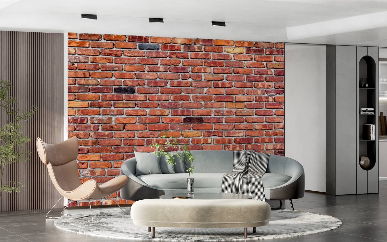 Fototapeta Stena zo starožitných tehál