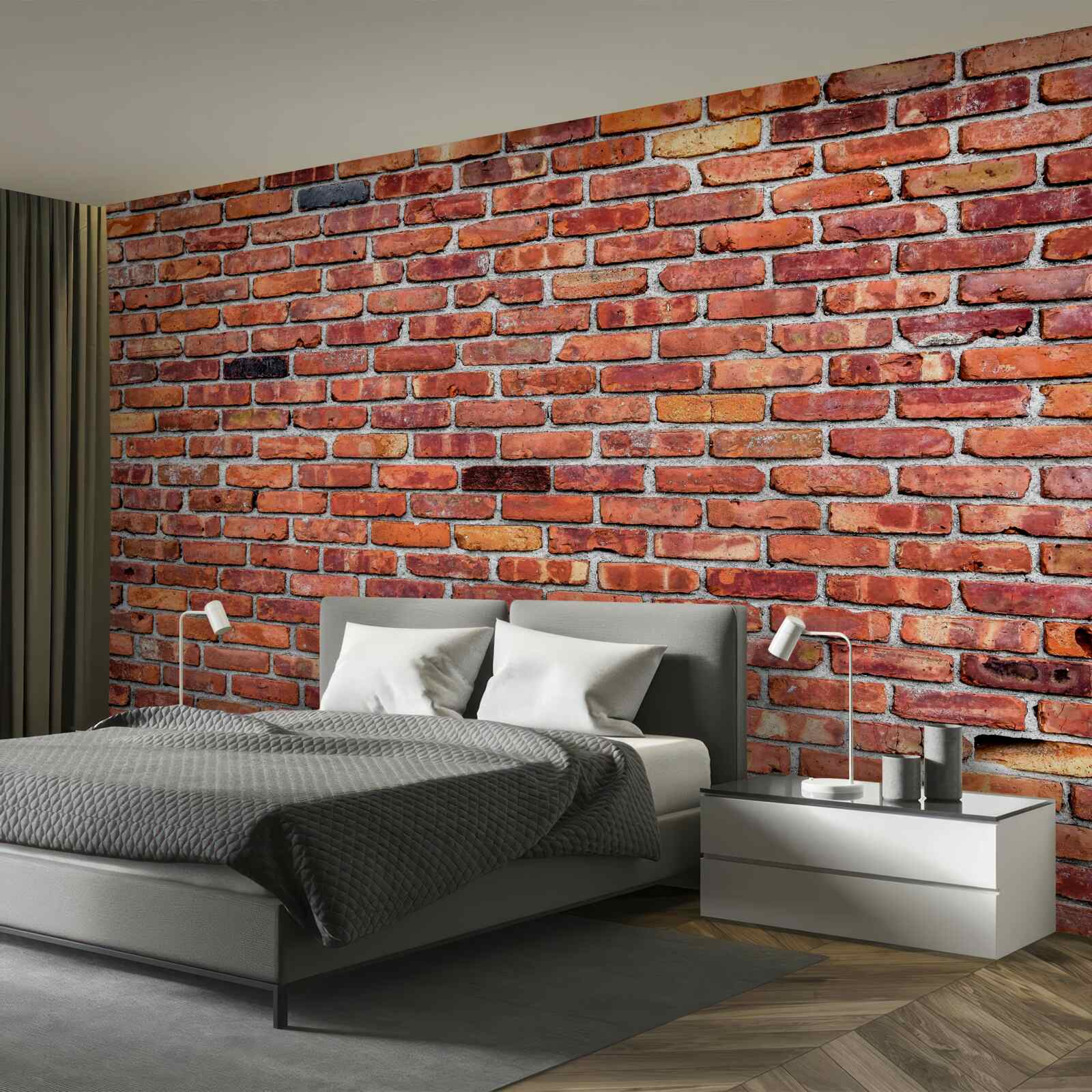 Fototapeta Stena zo starožitných tehál