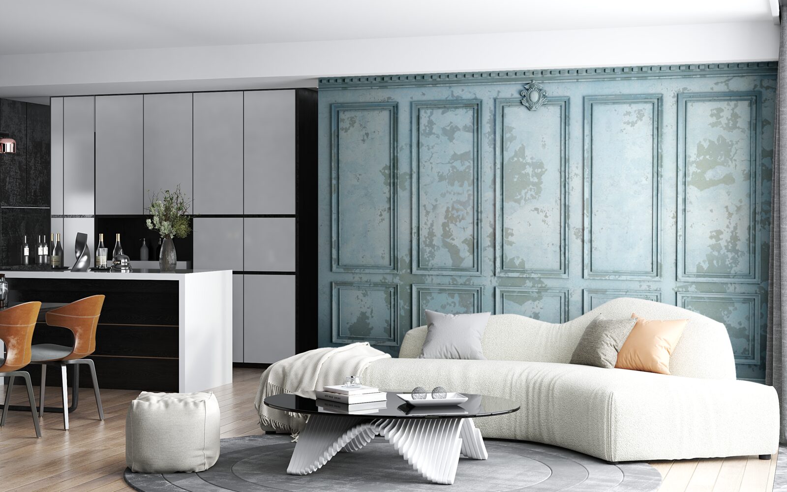 Fototapeta rámy obsahujú starú stenu