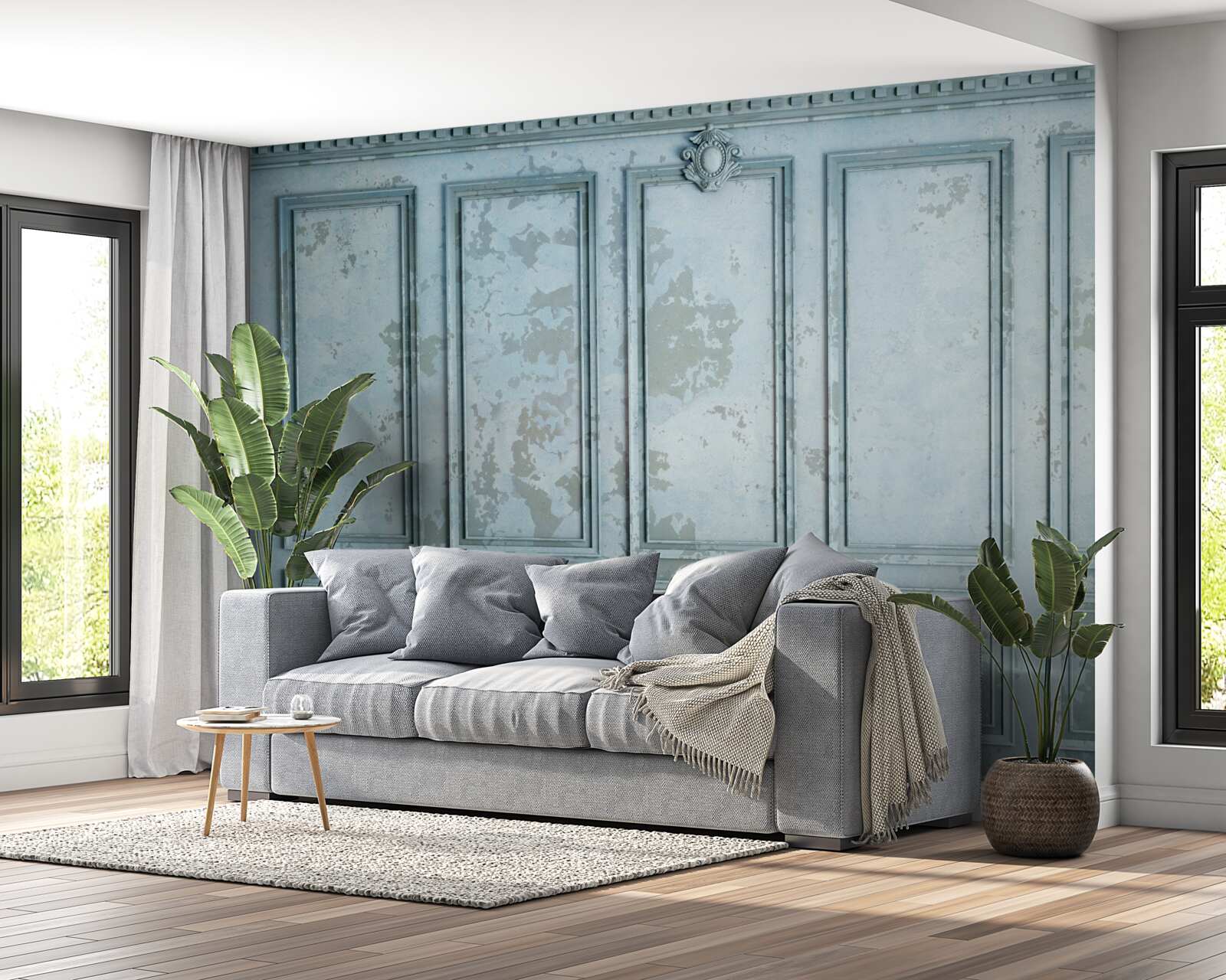 Fototapeta rámy obsahujú starú stenu