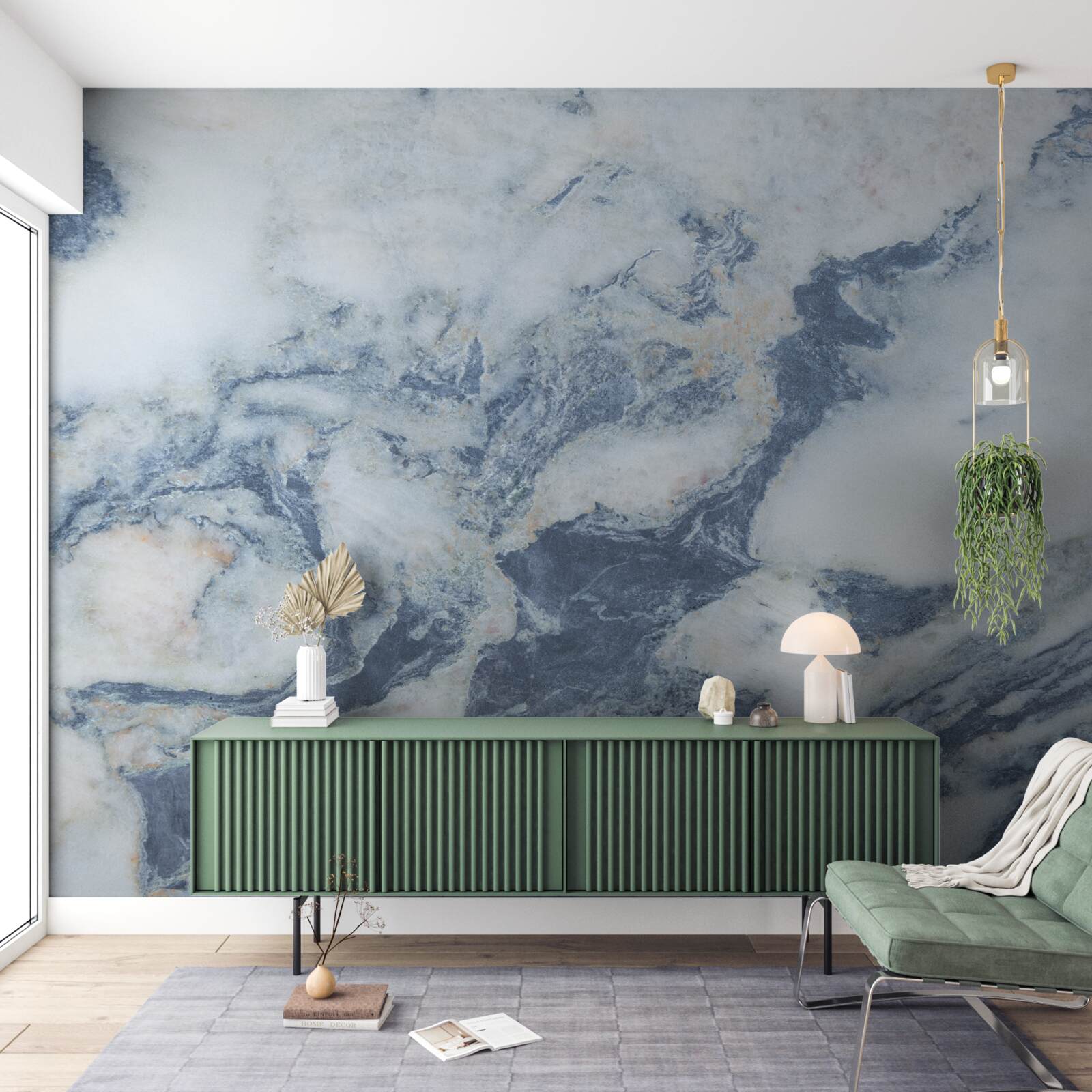 Fototapeta modré mramorové pozadie