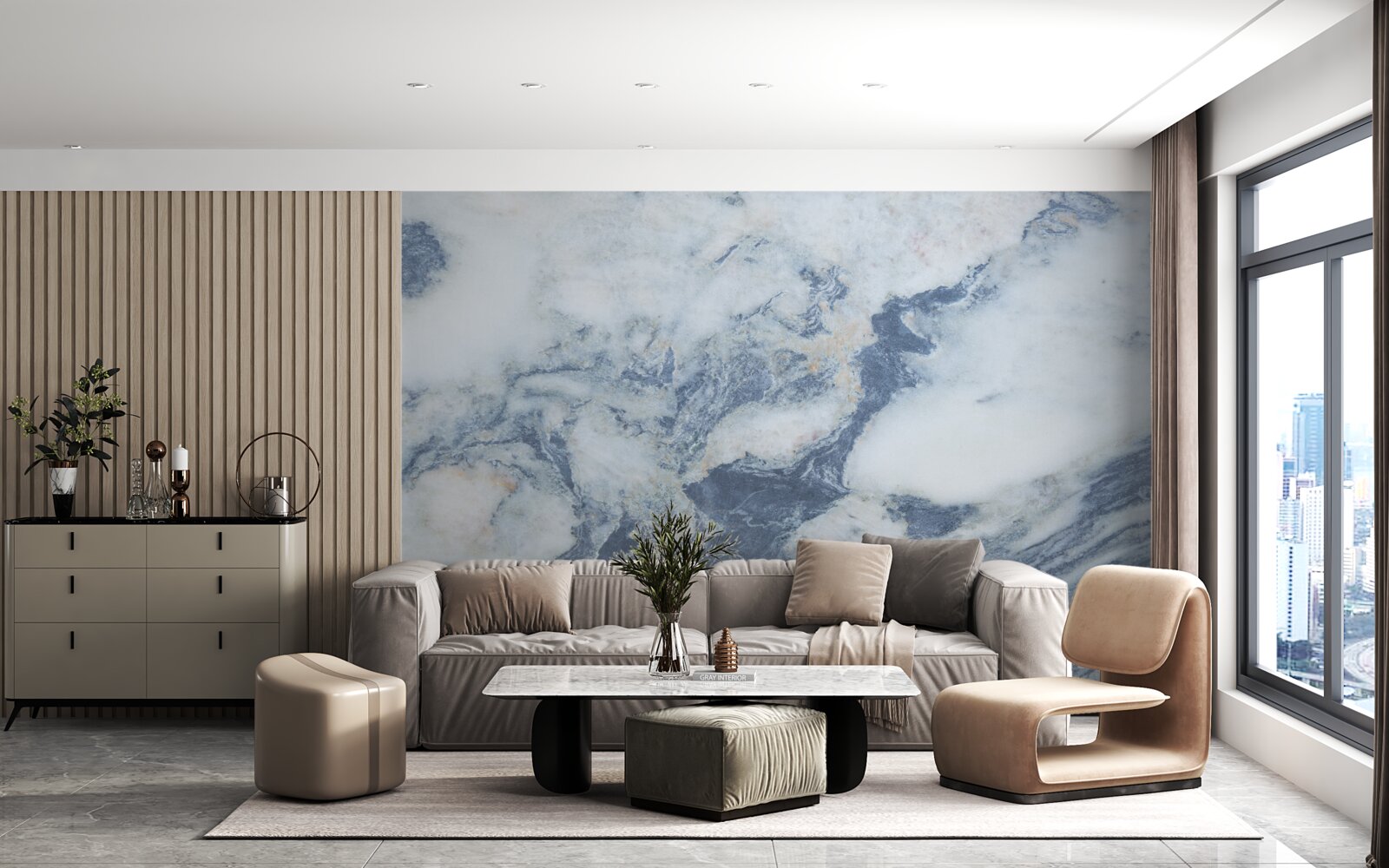 Fototapeta modré mramorové pozadie