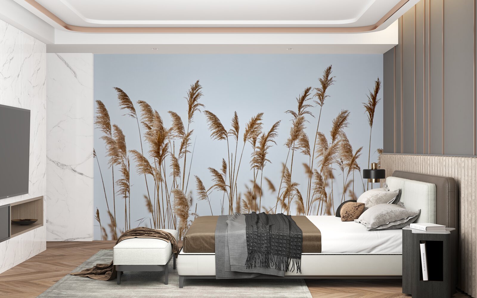 Fototapeta klasy pšenice siahajúce k nebu