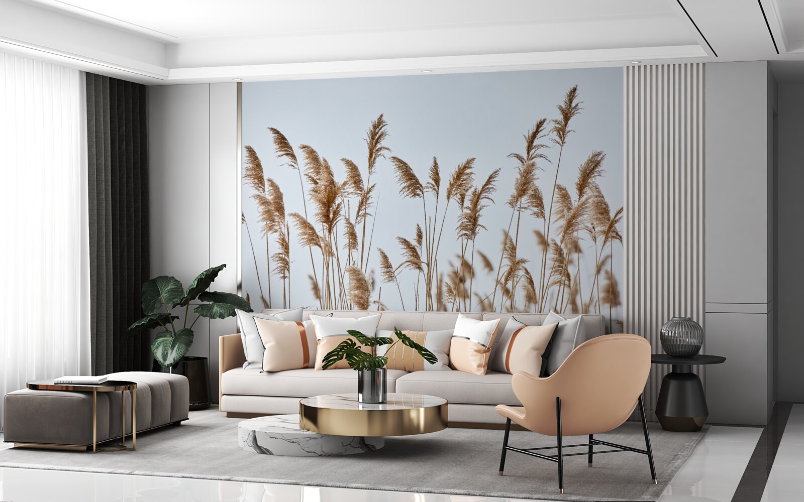 Fototapeta klasy pšenice siahajúce k nebu