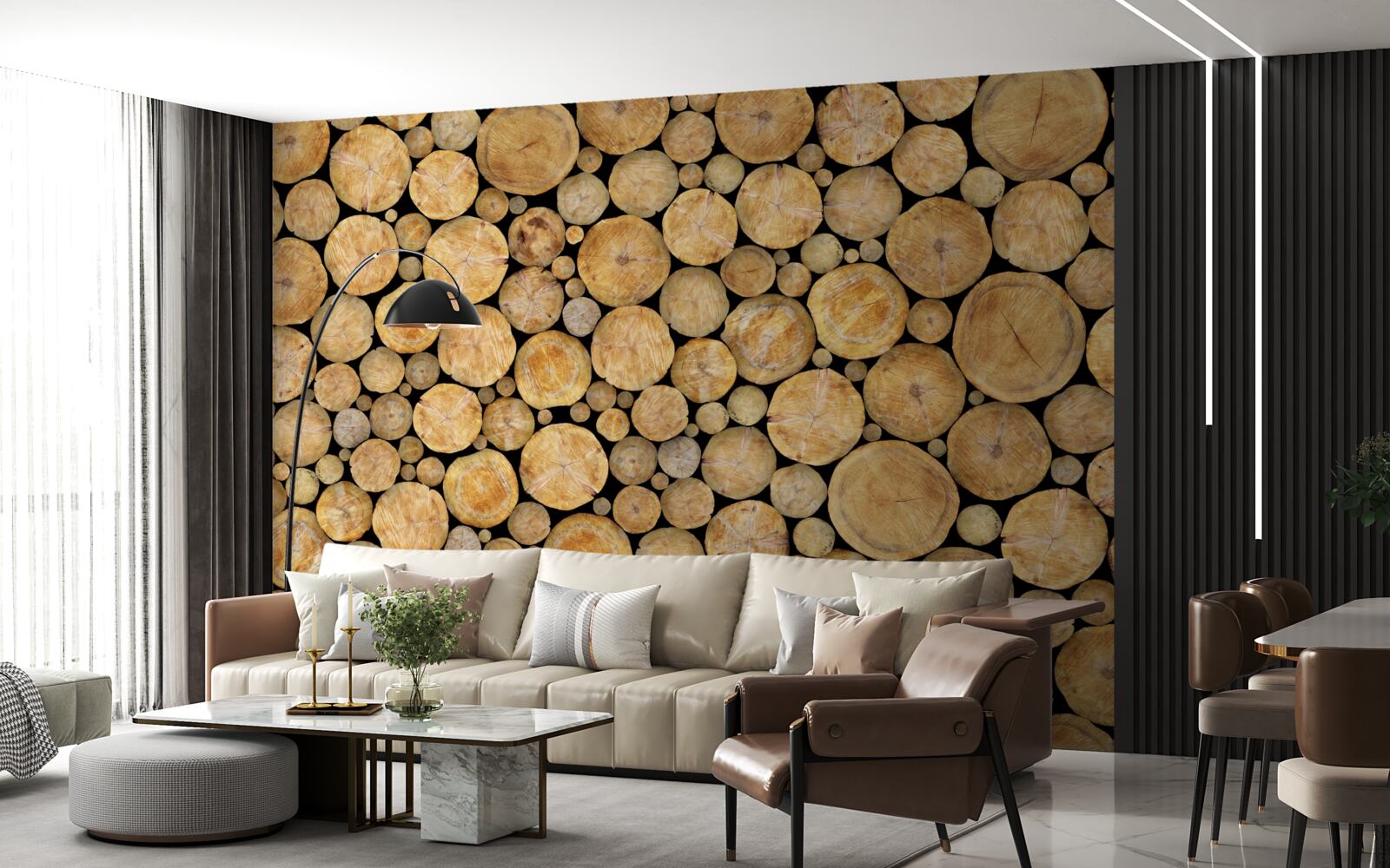 Fototapeta bolo vyrúbané značné množstvo stromov