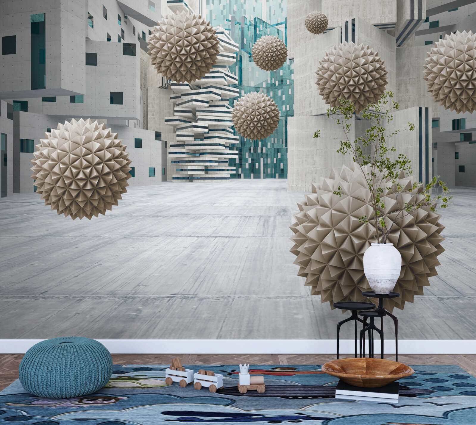 Fototapeta gule plávajúce v bronze