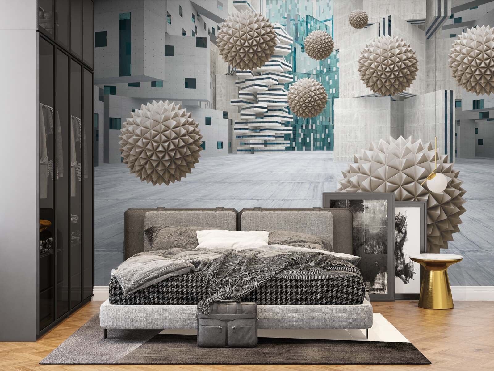 Fototapeta gule plávajúce v bronze