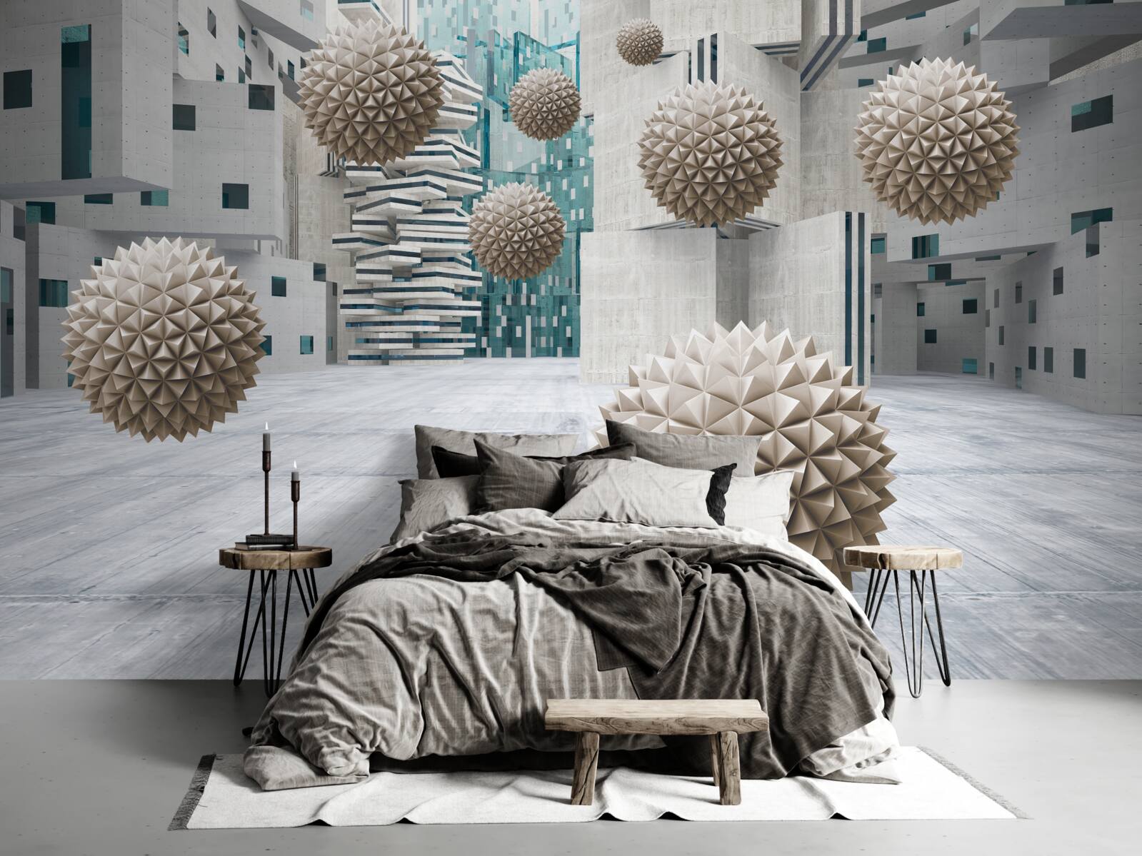 Fototapeta gule plávajúce v bronze