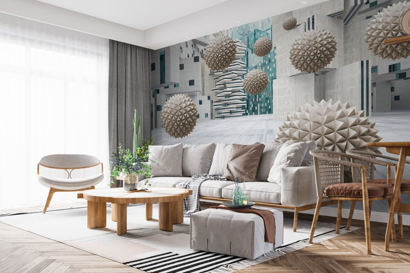 Fototapeta gule plávajúce v bronze