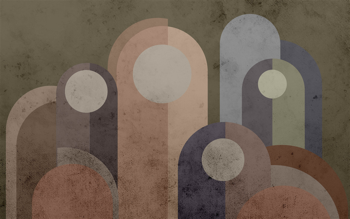 Fototapeta abstraktný obraz vodných rastlín s farbami