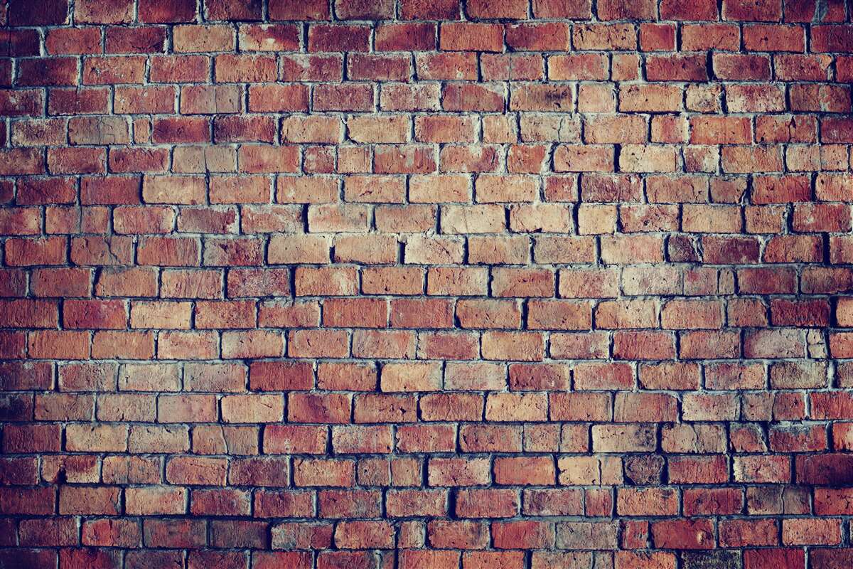 Fototapeta Stena z červených tehál