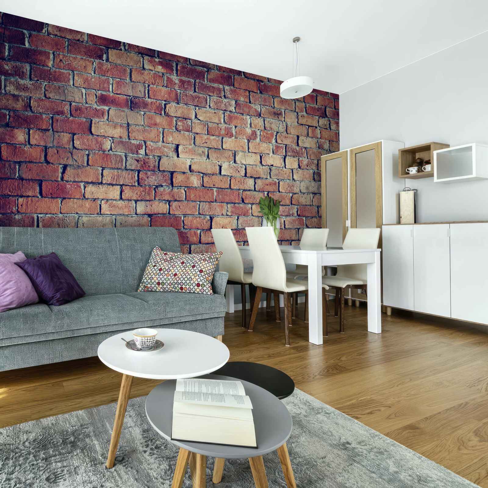 Fototapeta Stena z červených tehál