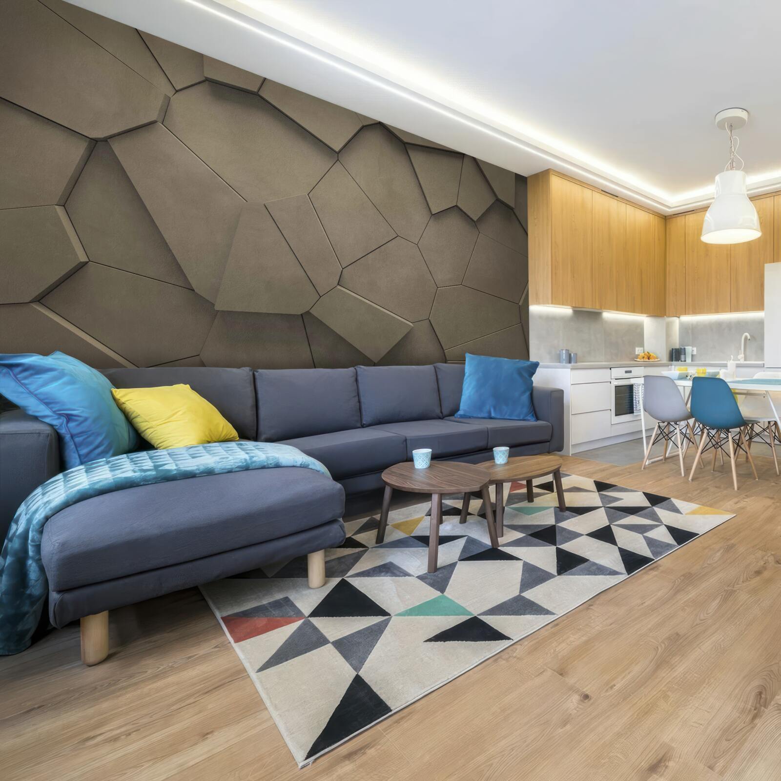 Fototapeta Stena pozostávajúca z kameňov rôznych tvarov