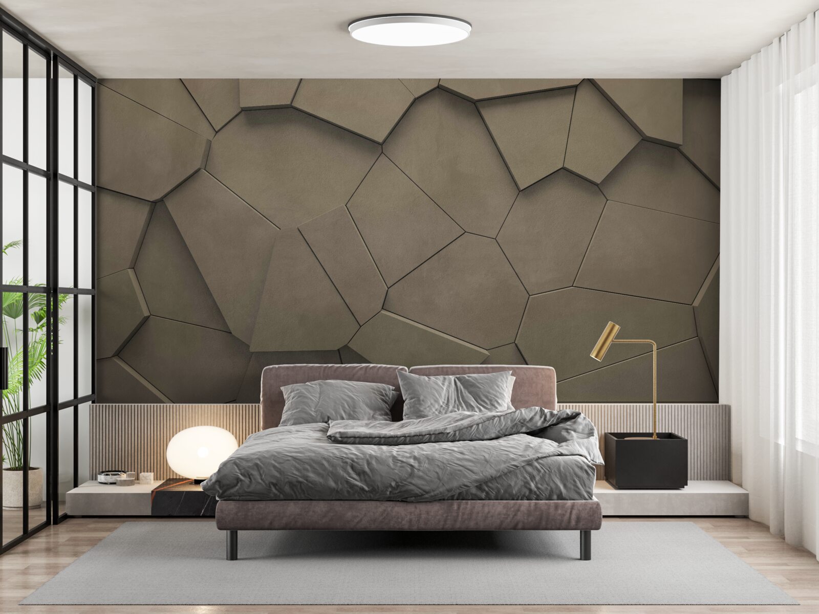 Fototapeta Stena pozostávajúca z kameňov rôznych tvarov