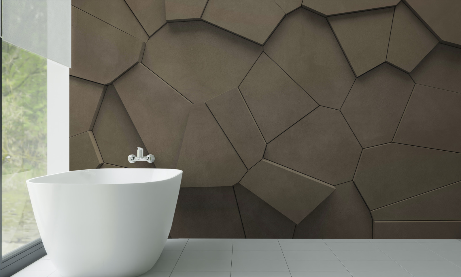 Fototapeta Stena pozostávajúca z kameňov rôznych tvarov