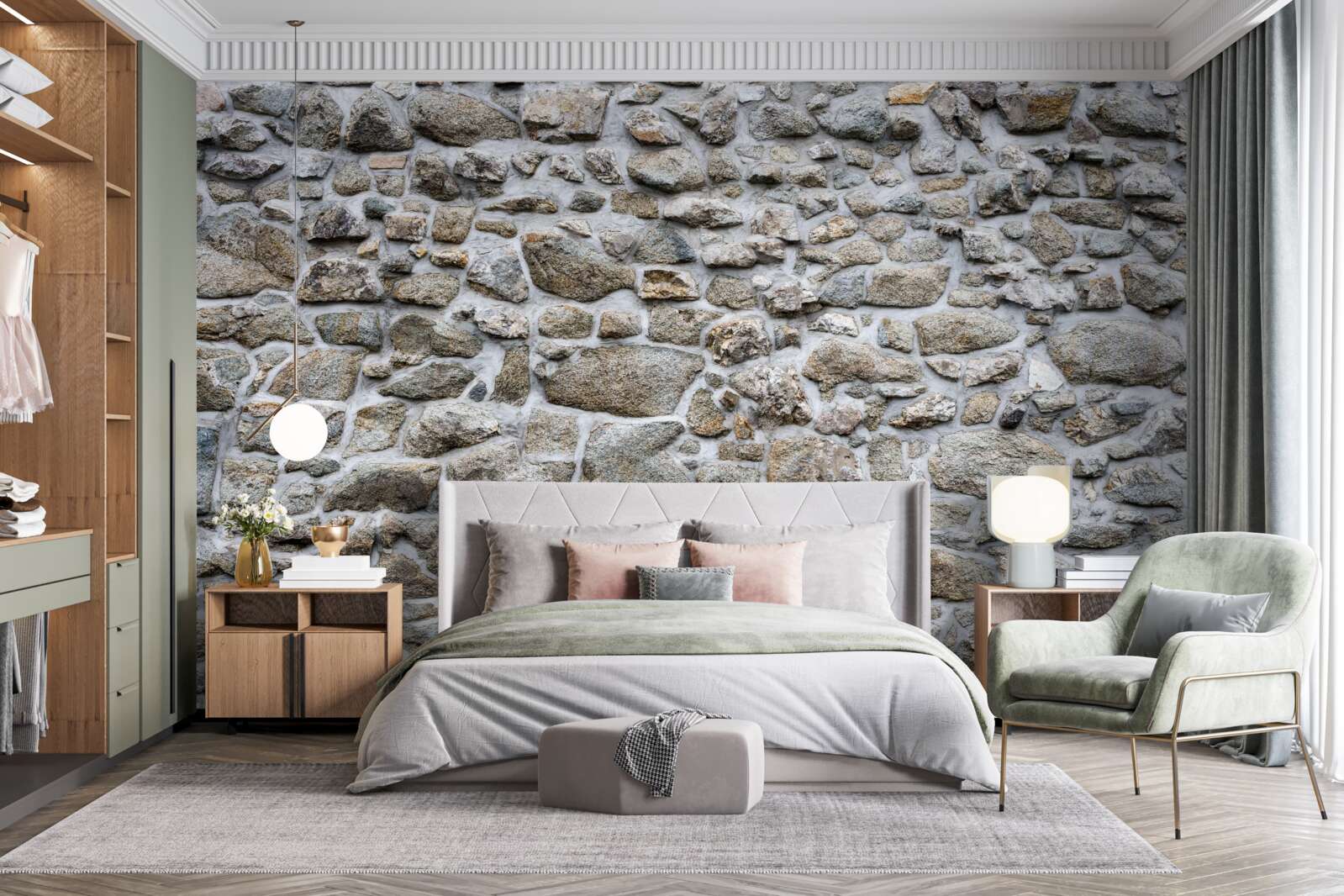 Fototapeta kamene rôznych veľkostí a tvarov